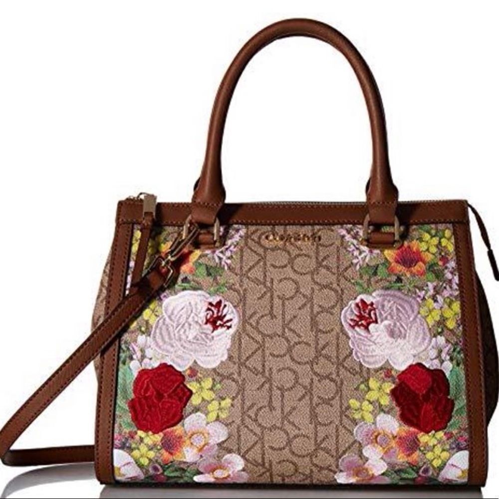 Calvin Klein Mercy Signature Satchel